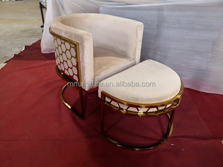 Accent Velvet Chair View 6