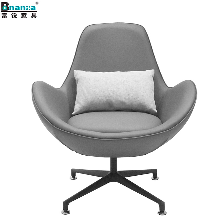 Nordic Modern Genuine Leather Lift Chair Accent Lounge Chair for Living Room Leisure