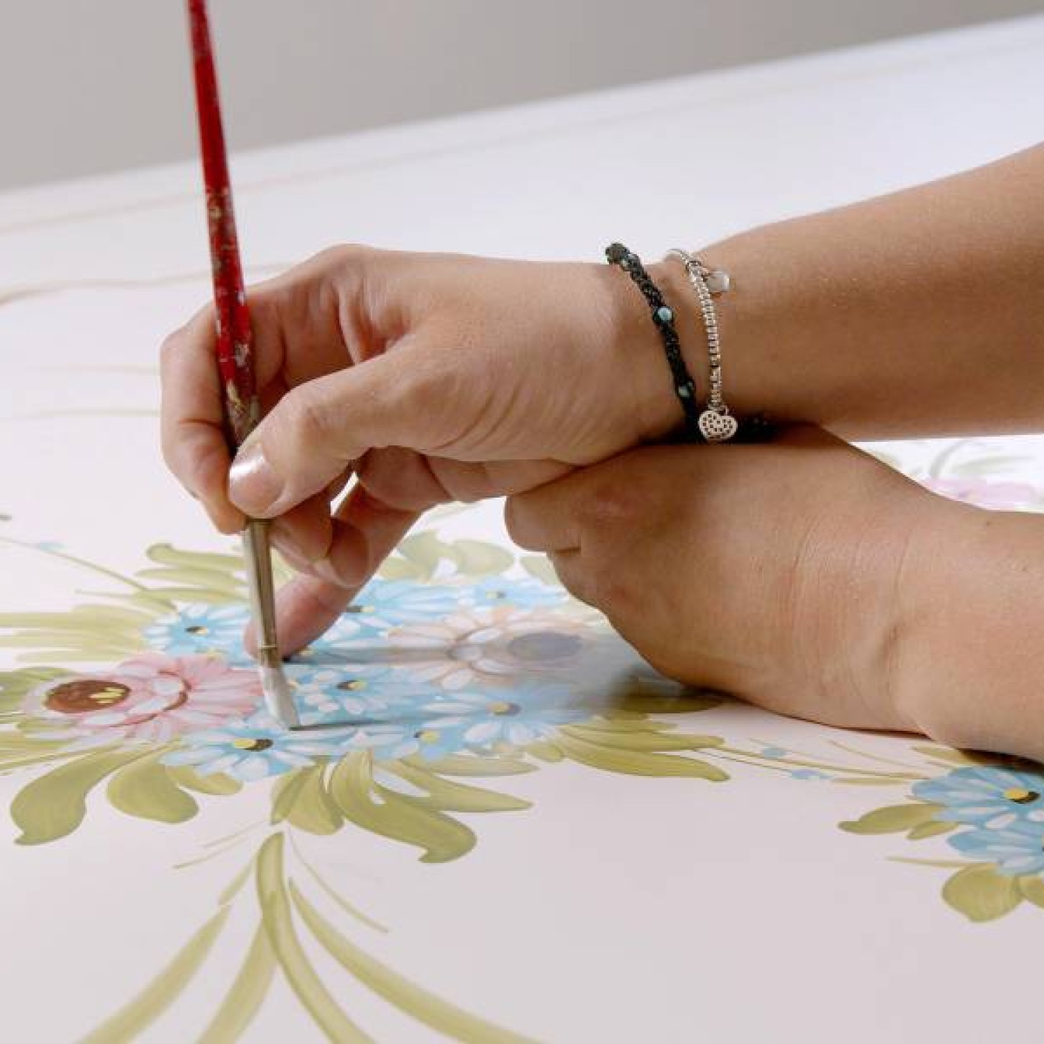 Handmade wood painting