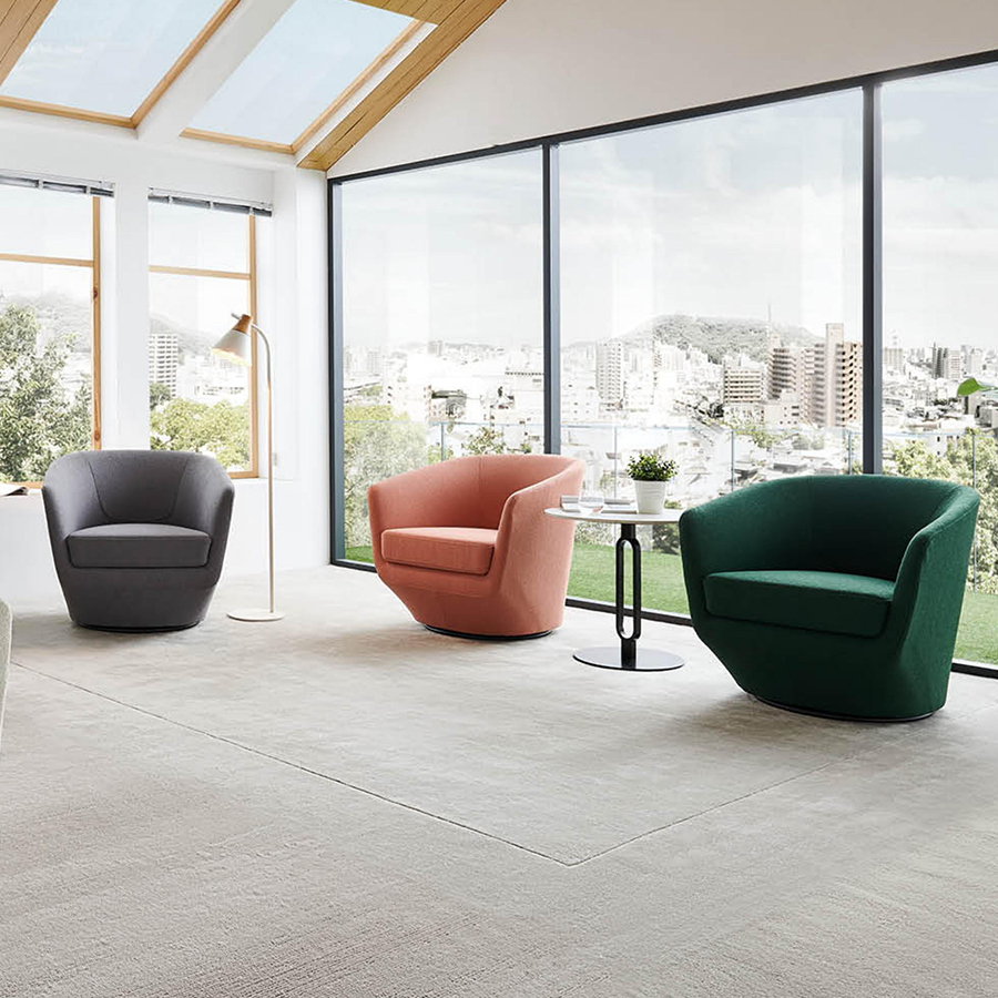 Hotel Lazy Chair Designer Accent Fabric Armchair Leisure Single Sofa Chair Lounge Relax Chair for Living Room Hotel Furniture