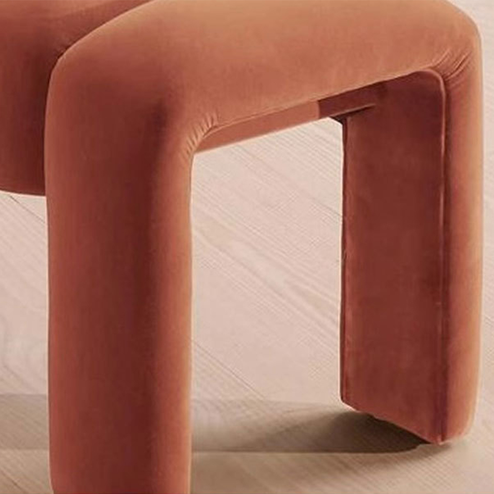 Mid- Velvet Fabric Bench Solid Wood Frame Durable Eco-Friendly Multi-Purpose Bedroom Living Room Entryway Shoe Changing