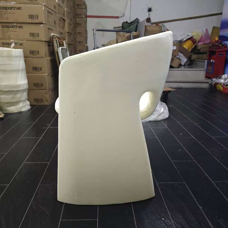 Factory Direct Molded Fiberfill Rocking Chair Modern Single Leisure Chair Living Room PU Leather Contemporary Semi-Finished Home