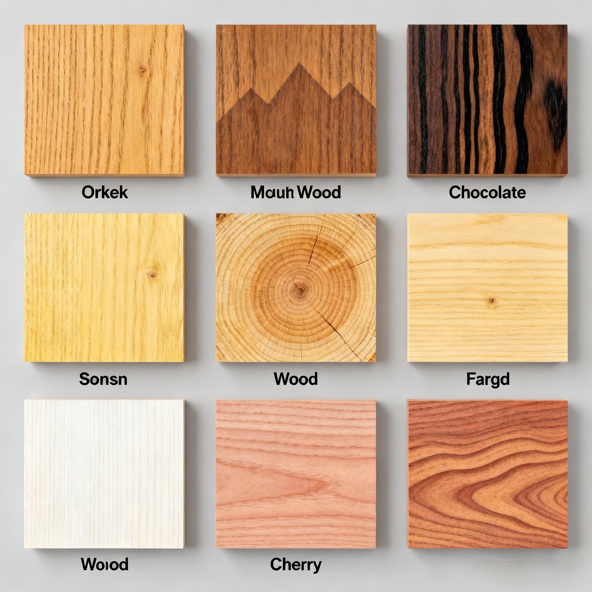 Wood Material Selections
