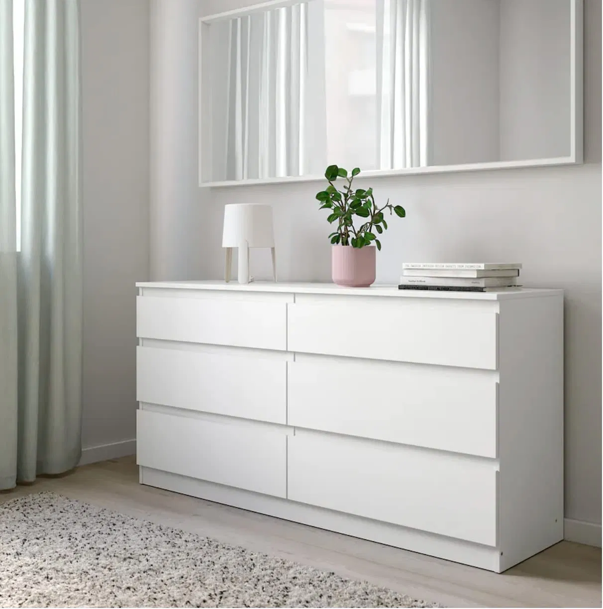 Modern Engineered Wood Chest Drawer 6 Drawers Cheap 8 Chest of Drawer Nordic Bedroom Dresser