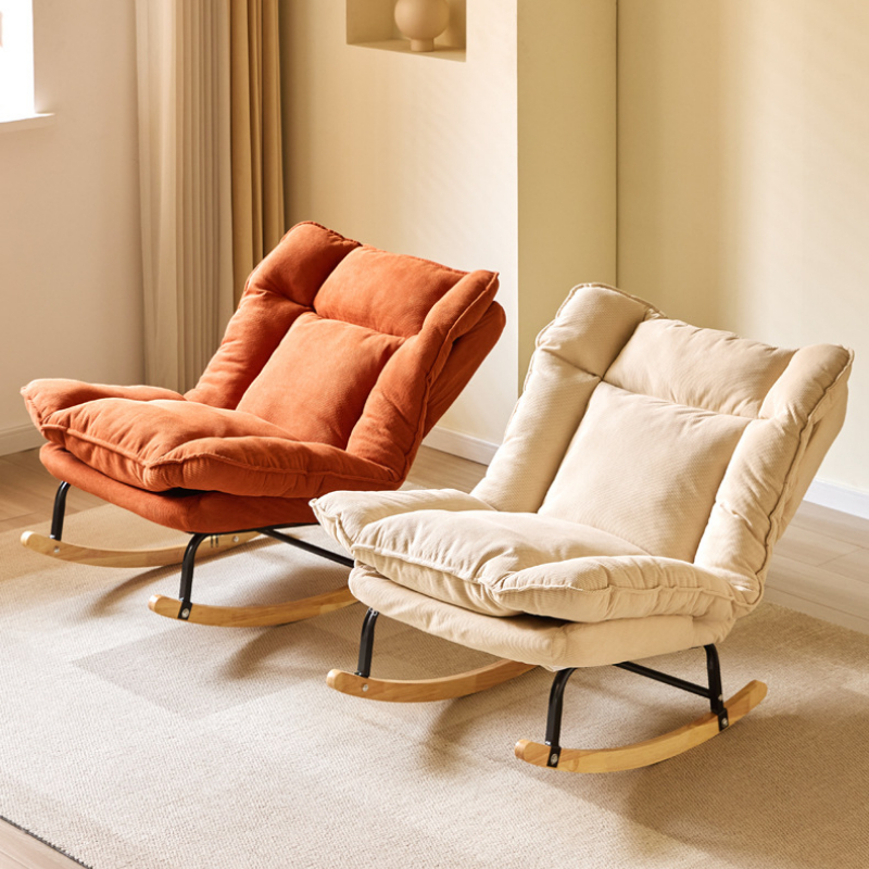 Household Metal Swing Chair Single Sofa Lazy Chair Iron Swing Sofa Rocking Chair