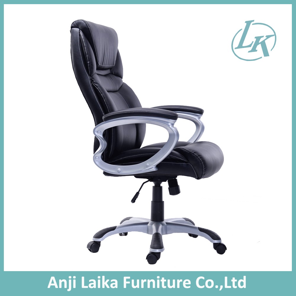 Swivel Company Adjustable Black Luxury Genuine Leather Modern Swivel Chair Executive Office Chair