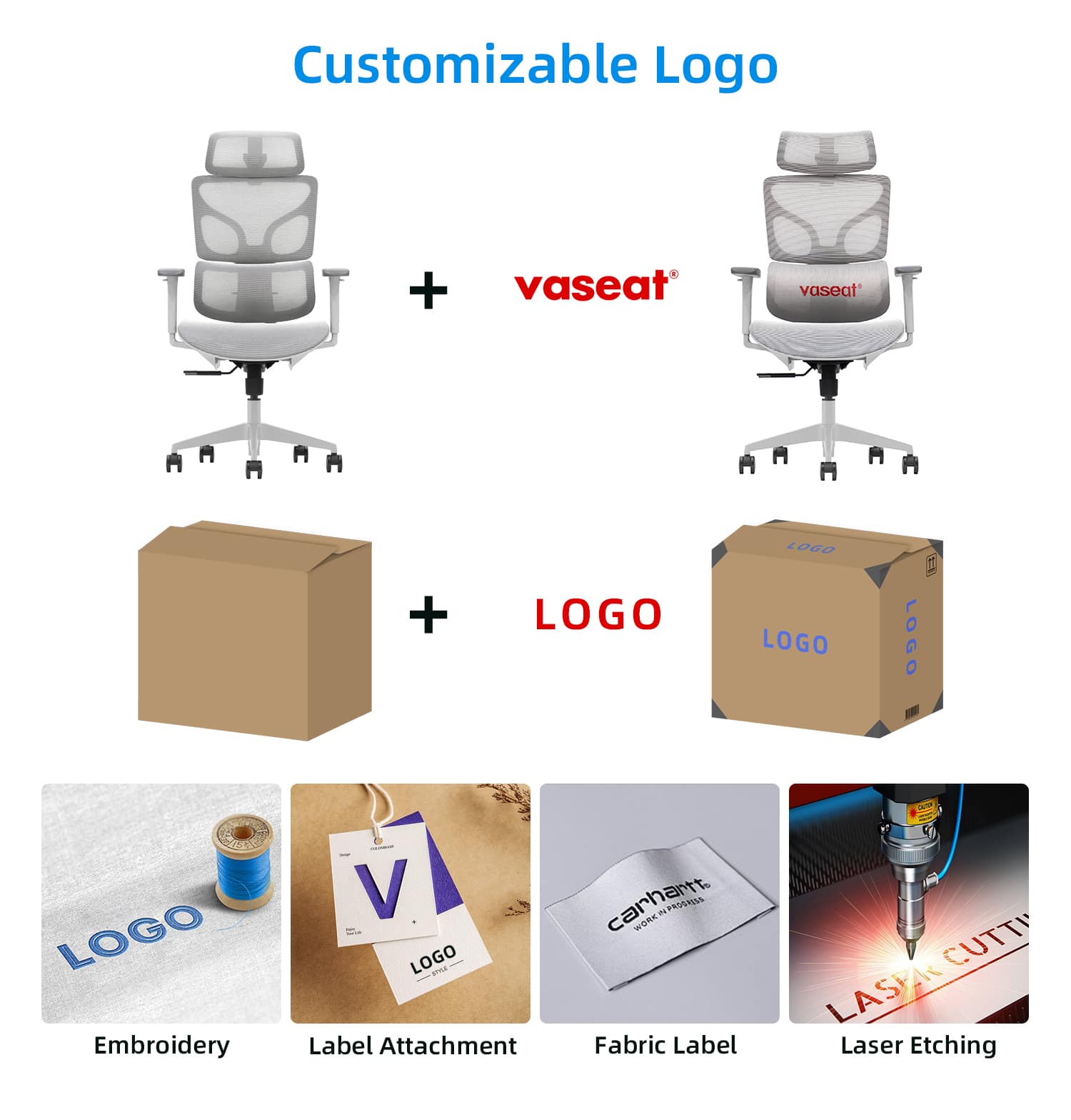 Ergonomic Adjustable Revolving Swivel Office Chair 5
