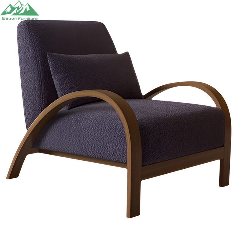 Wayon Modern Design Living Room Furniture Comfortable Accent Chair With Armrest for Home
