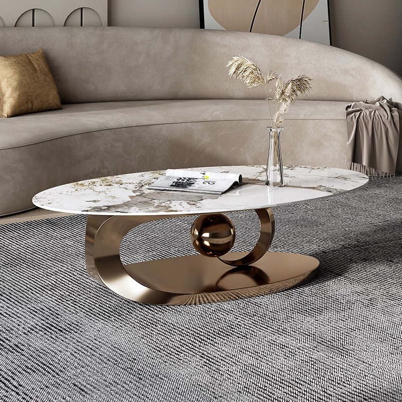 Movable Center Small Retro Metal Simple Nordic Portable Luxury Modern Coffee Tables for Living Room Bed Side Table Bedroom
