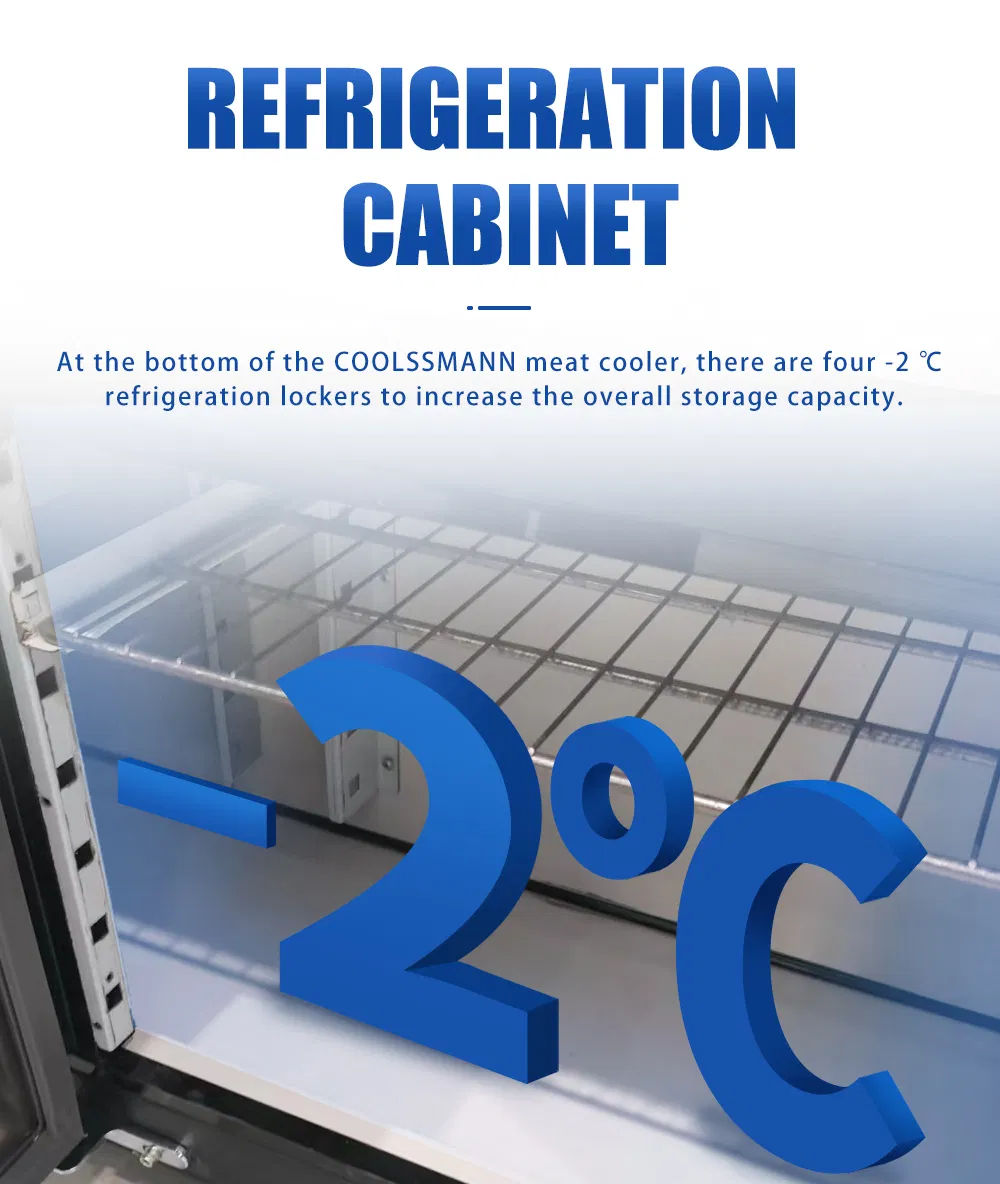 Commercial Display Refrigerator Cold Meat Deli Display Cabinet for Butcher