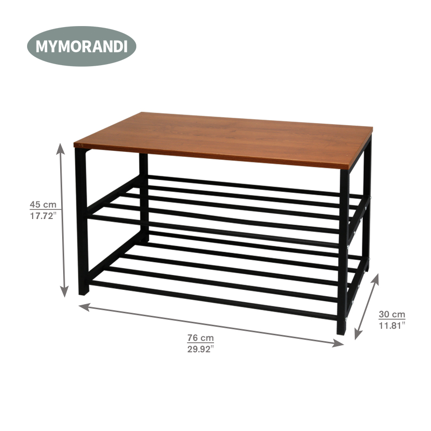 Metal frame shoe rack details 3