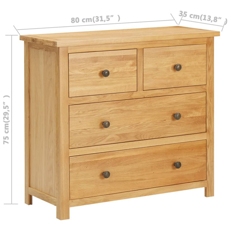 China Bespoke Nordic European Style 2 Over 2 Drawer Chest for Bedroom Living Room Home Hotel Storage Drawer Cabinet