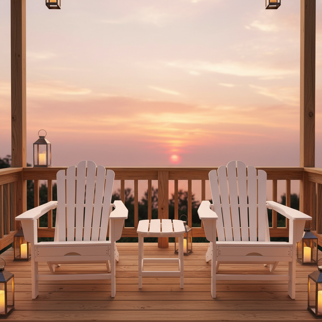 Exclusive Mold HDPE Modern Rocking Chair Ergonomic Durable Waterproof Outdoor Lounger Private Label Manufacturing Premium Garden