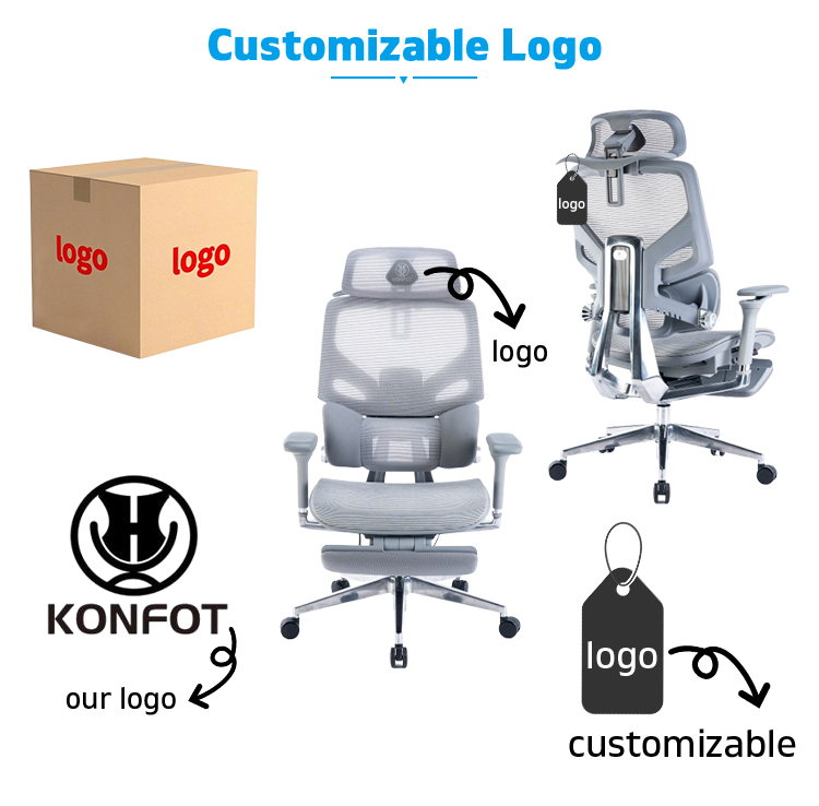 Wholesale Ergonomic Mesh Executive Boss Office Chair Swivel Recliner 5D Armrest 4D Headrest Heavy Duty Commercial Furniture