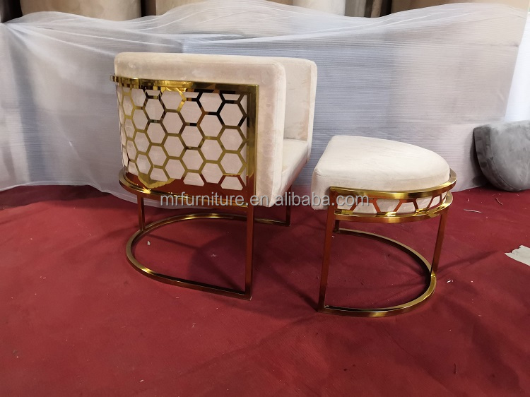 Accent Velvet Chair View 7