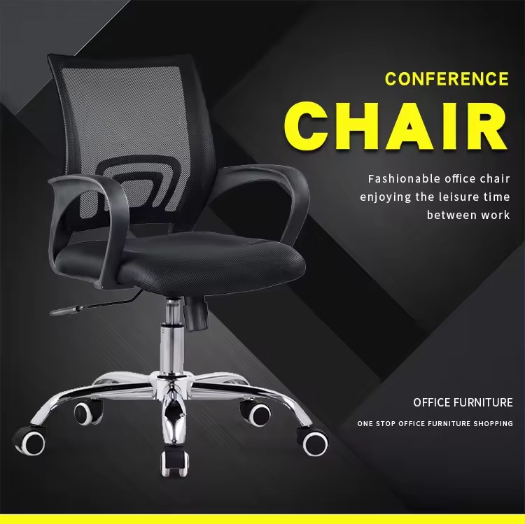 Factory Direct Ergonomic Mesh Executive Office Chair Adjustable Swivel Rolling Desk Chair for Commercial Home Use