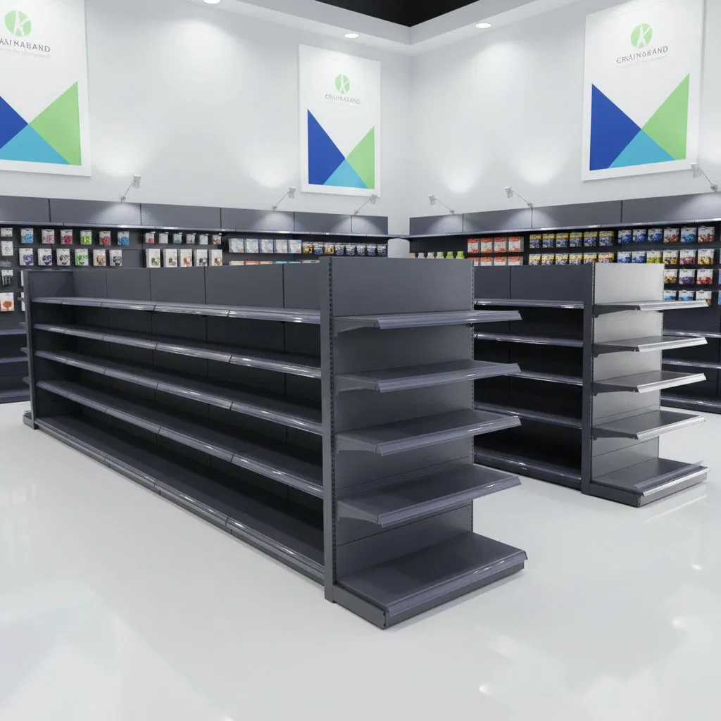 Metal/Storage/Gondola/Pharmacy Shelving Store Supermarket Shopfitting Shelves Wall Storage Rack/Used Supermarket/Display/Book Shelf