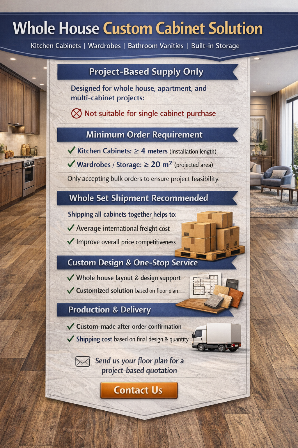 Custom Entryway Shoe Cabinet Solution for Home Builders | Made-to-Order Supply