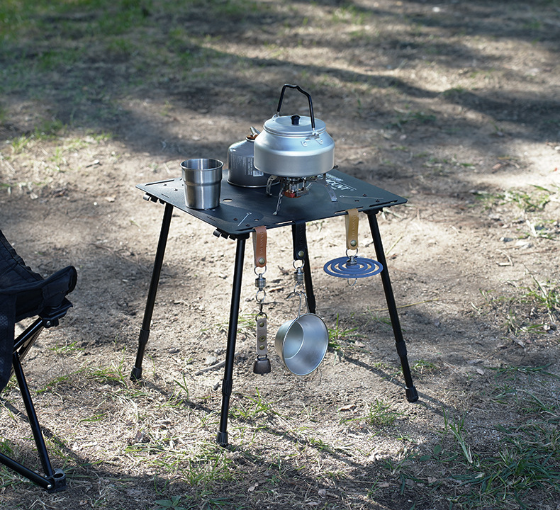 Portable Camping Table, Compact Camping Side Table With Carrying Bag for Hiking, Camping, Outdoor, BBQ