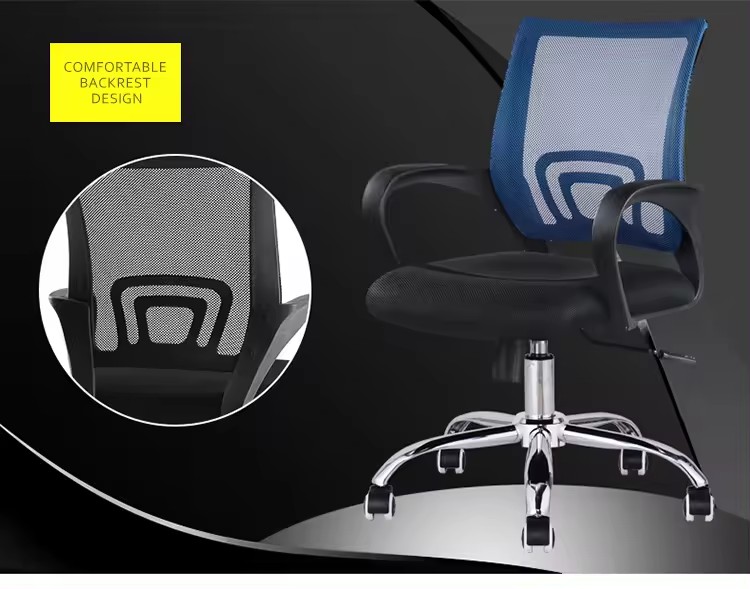 Factory Direct Ergonomic Mesh Executive Office Chair Adjustable Swivel Rolling Desk Chair for Commercial Home Use