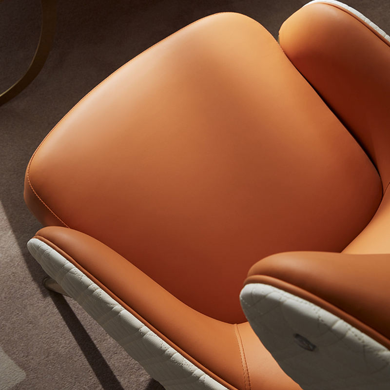 Modern China Reclining Fabric Leisure Armchair Sofa Chair for Bedroom Living Room Hotel &amp; Apartment Use