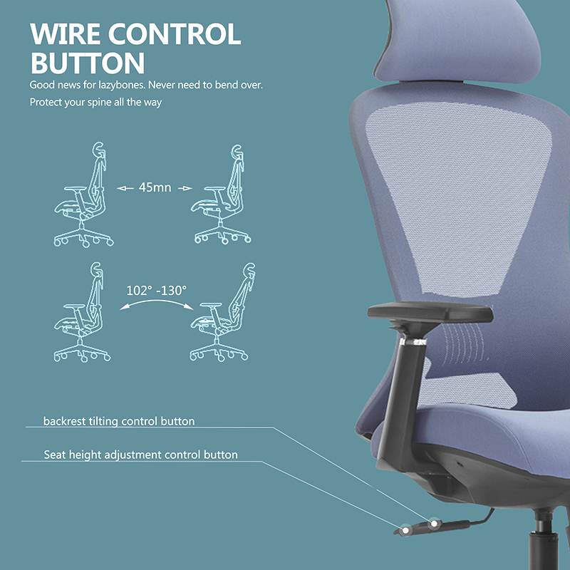 Ergonomic Office Chair Design Detail 5