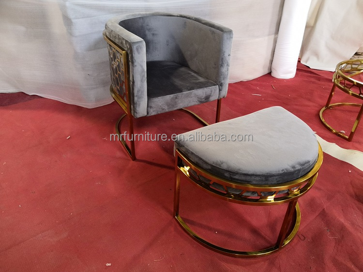 Accent Velvet Chair View 1