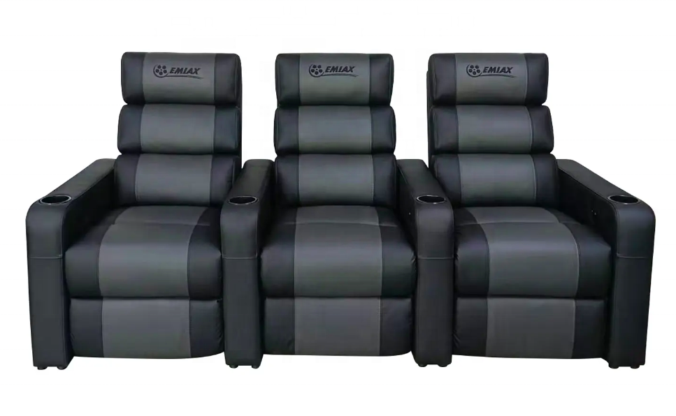 Factory Direct Sale Electric Leather Home Cinema Seats Movie Home Theater Recliner Chair Sofa