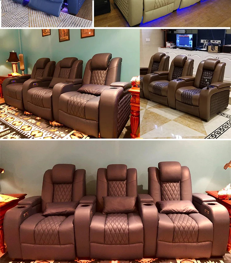 Home theater Sofa interior view
