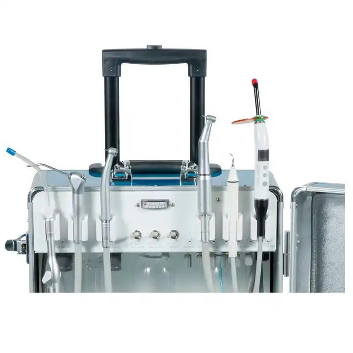 Dental Treatment Equipment Mobile Portable Turbine Unit with Scaler Curing Light Machine