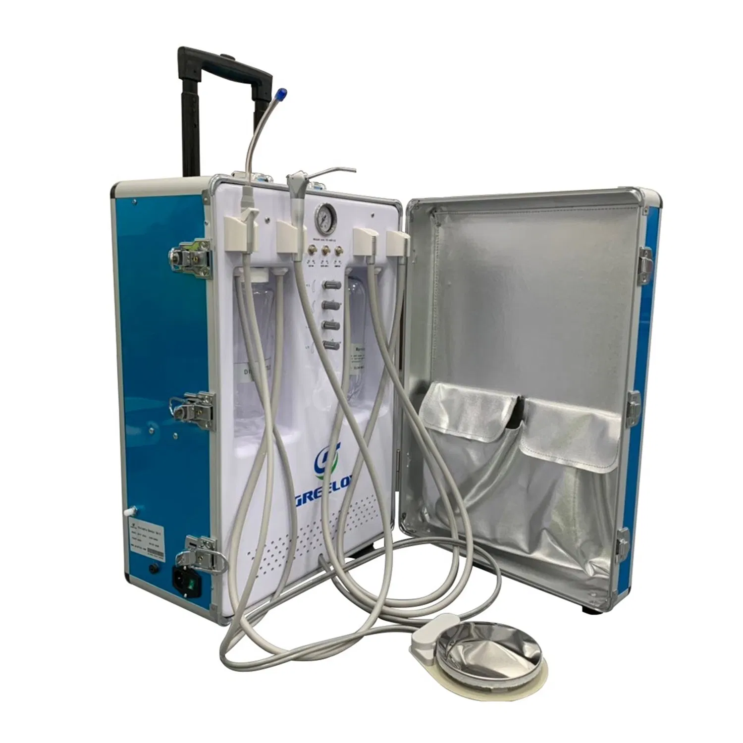 Medical Portable Mobile Dental Unit with Silent Air Compressor