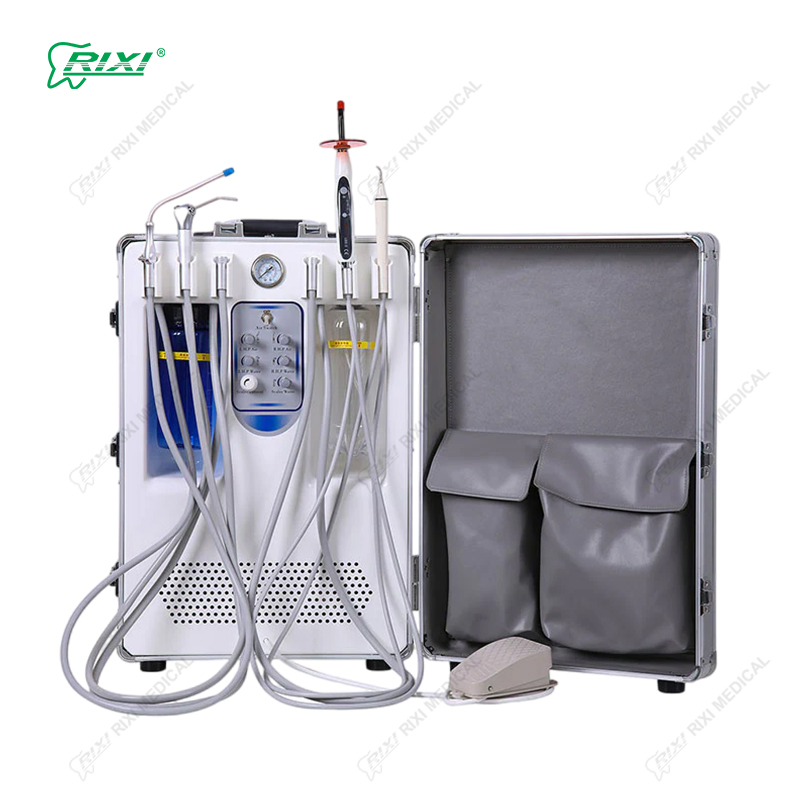 Dental Portable Unit Trolley Electric Suitcase Trolley Mobile Easy Carrying Portable Portable Dental Unit