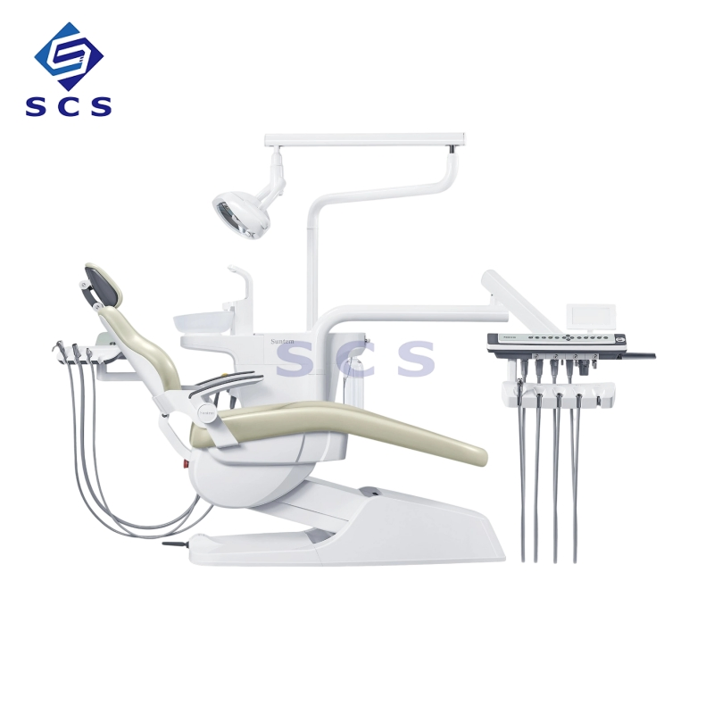 Clinic Unit Luxury Suntem Medical Chair with LED Light Dental Equipment