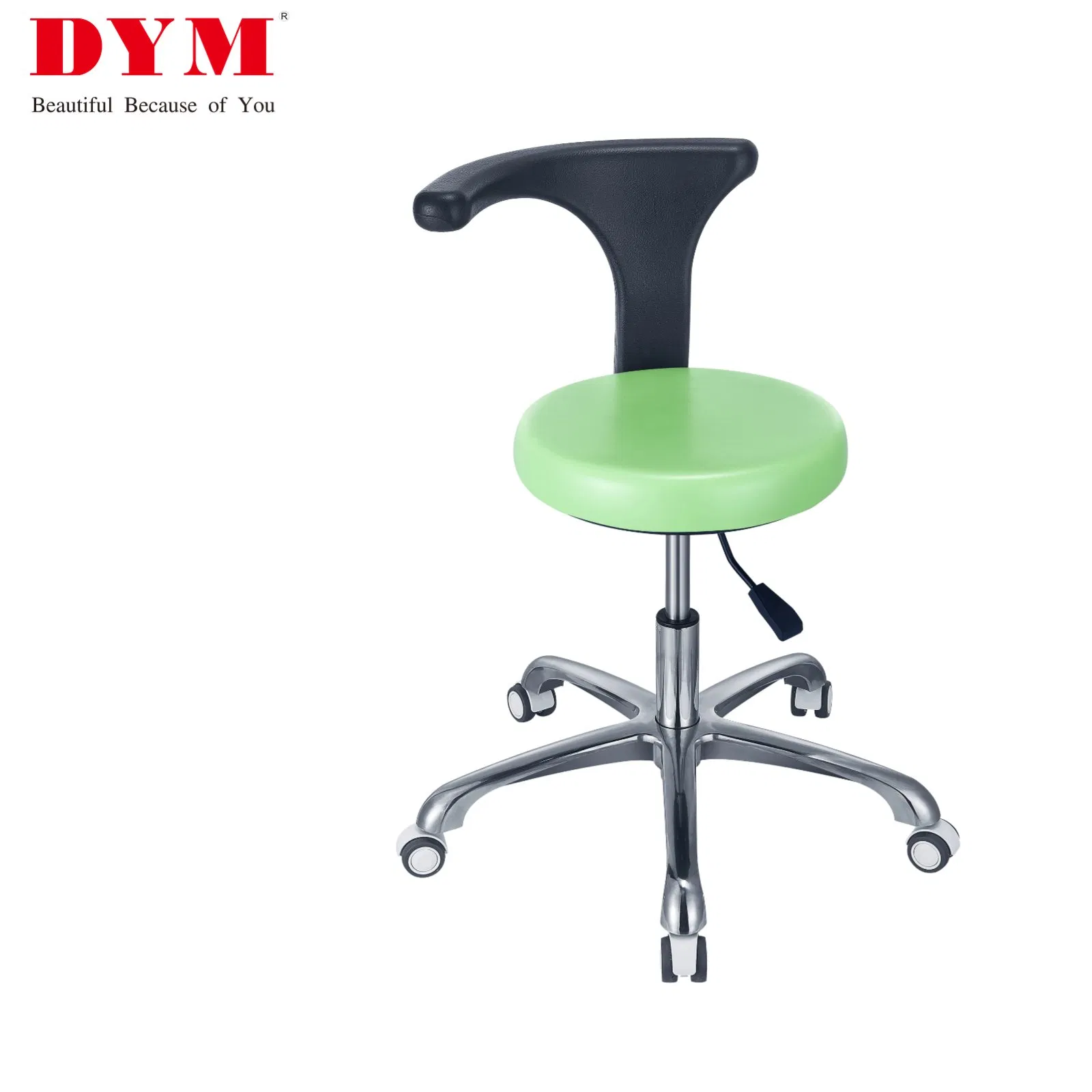 Adjustable Dental Assistant Chair Stool Ergonomic Style Saddle Dentist Stool