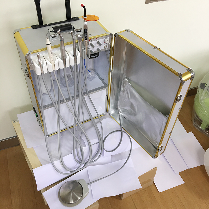 S111 Portable Dental Chair Unit Equipment with Air Compressor