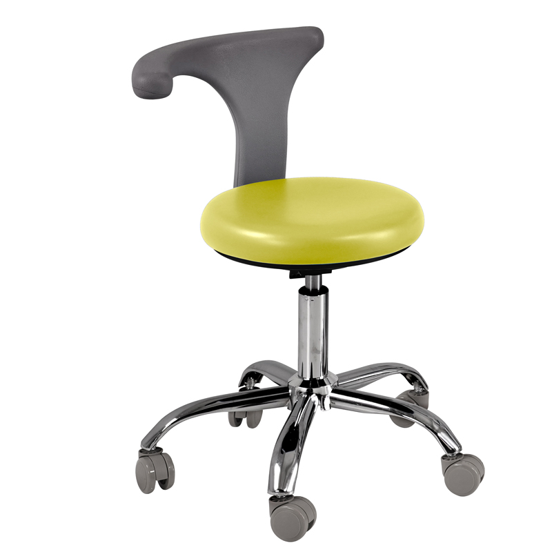 Dentist Chair Dental Health Stool with Backrest for Nurse