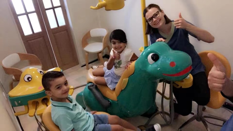 Cute Cartoon Children Dental Unit Dental Equipments Professional Pediatric Dental Chair Unit of Dental Clinic Hospital