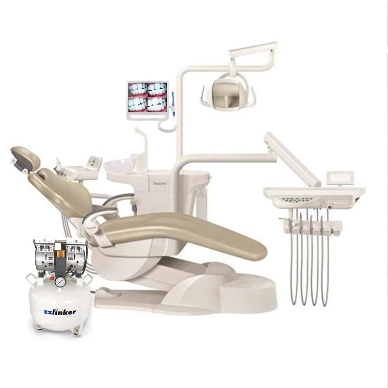 CE Foshan ST-D520 &nbsp;Imported Medical GradeTubing Suntem Luxury Dental Chair Unit