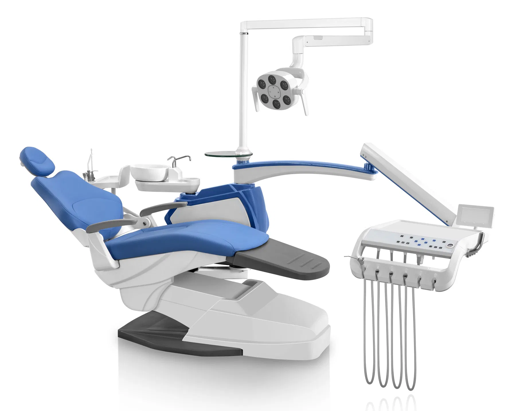 Hot Sale Electric Dentist Equipment Dental Unit Chair with Imported Spare Part