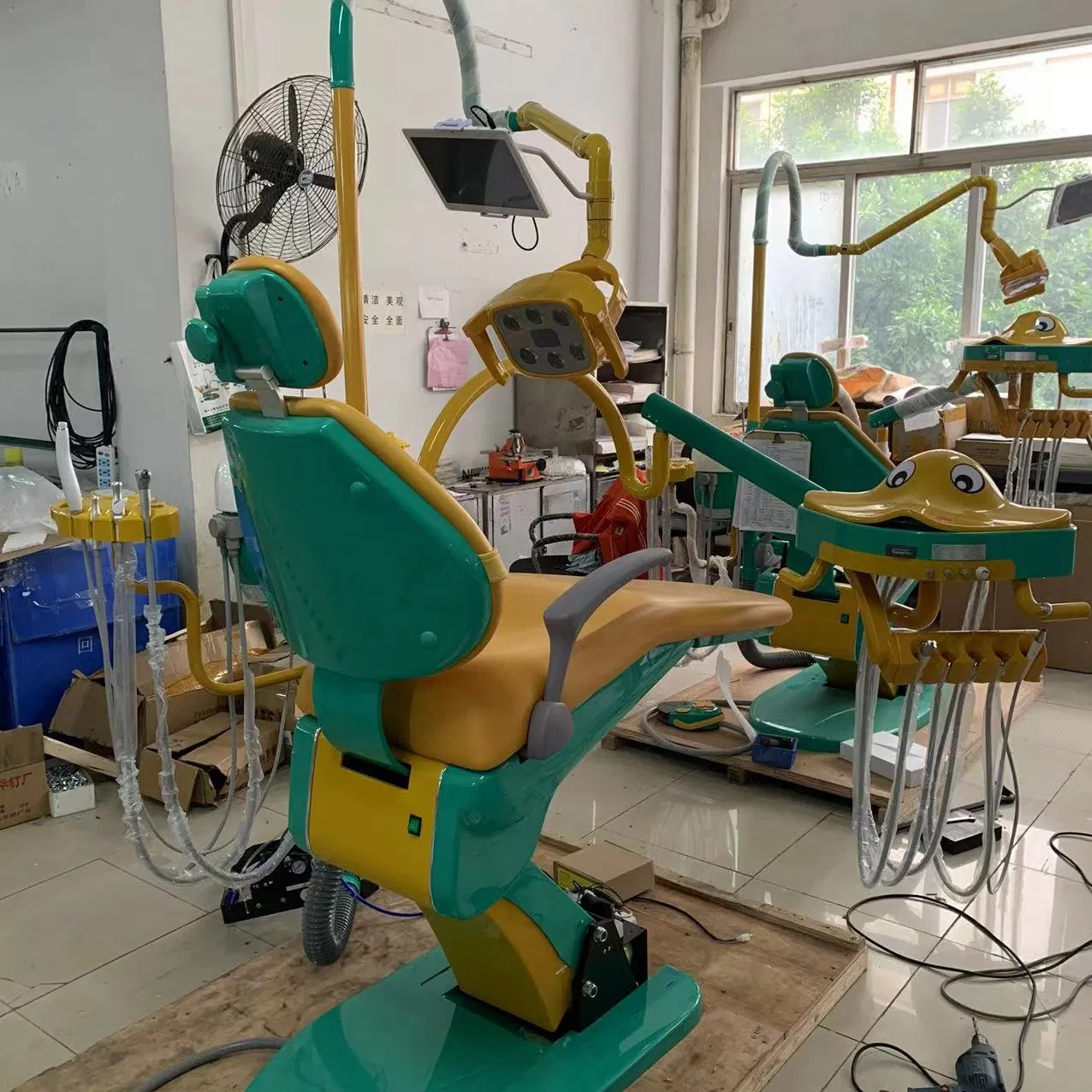 LK-AY04A CE Approved Children Pediatric Kids Dental Equipments Chair Unit Made in China