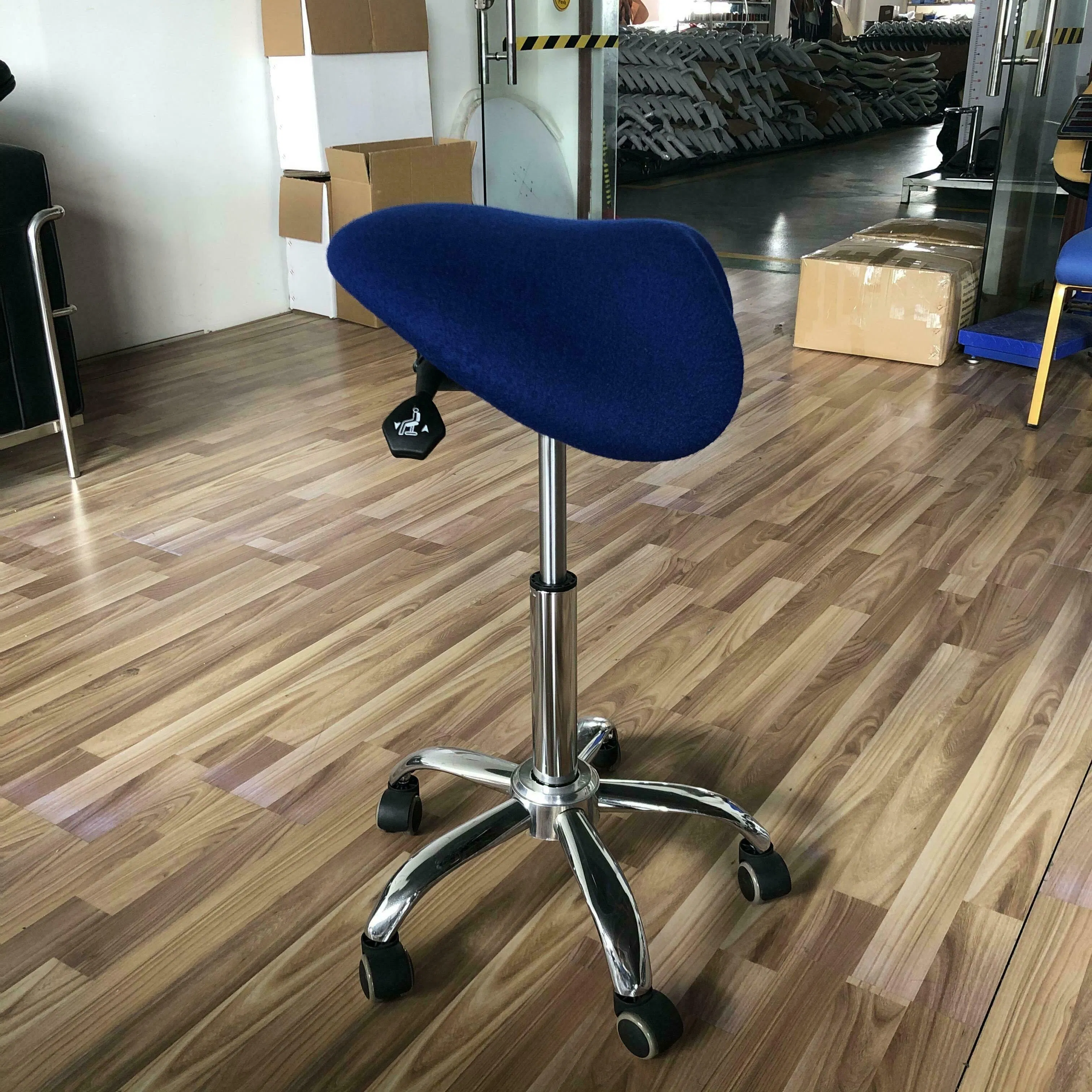 Hospital Clinic Saddle Dental Operating Stool for Doctor