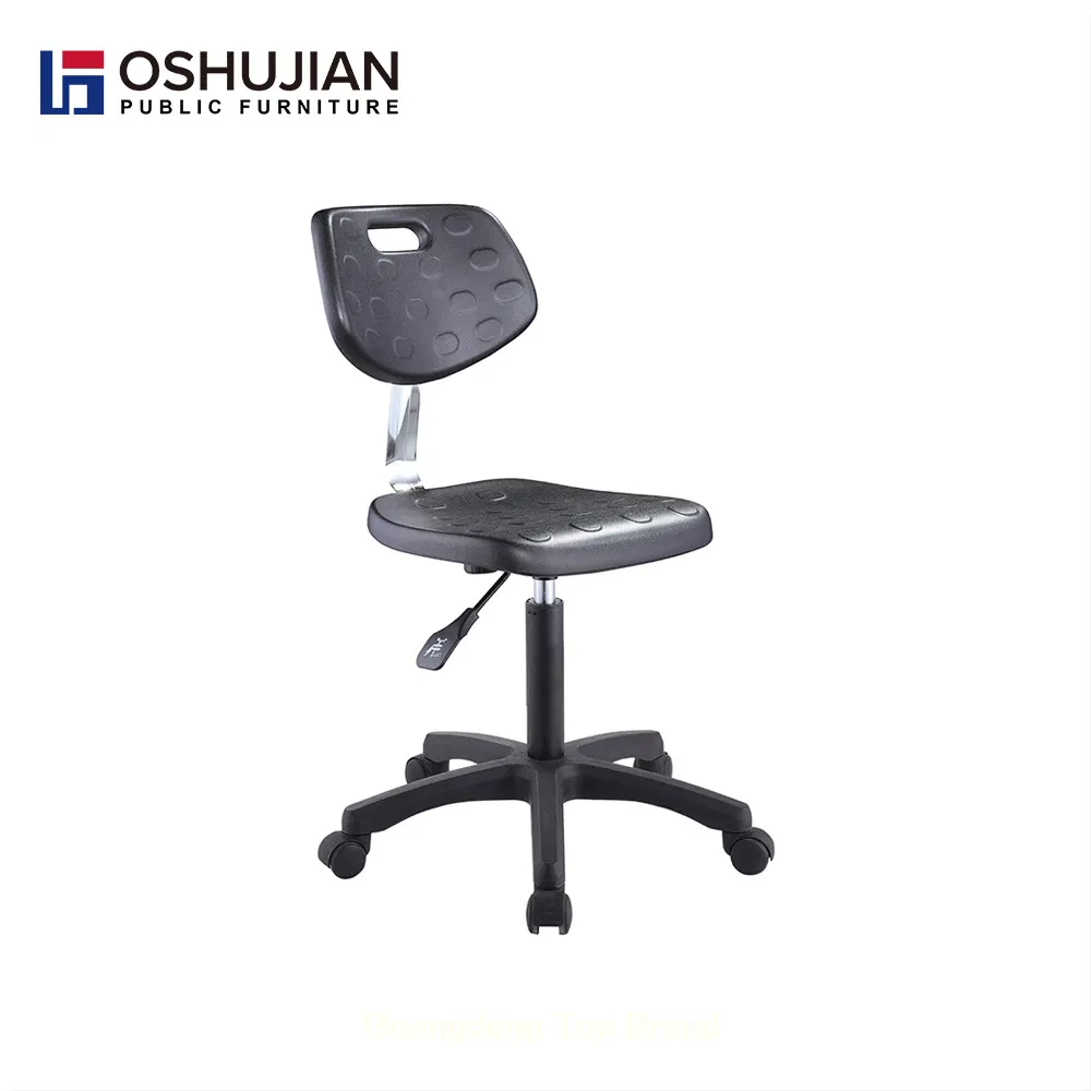 Hospital Laboratory Furniture Cleanroom Adjustable Height Ergonomic Dental Lab Stool with Wheels