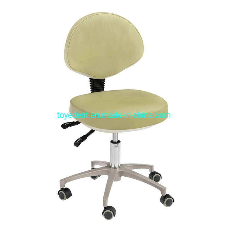 Dental Equipment Portable Dentist Chair Stool with Backrest