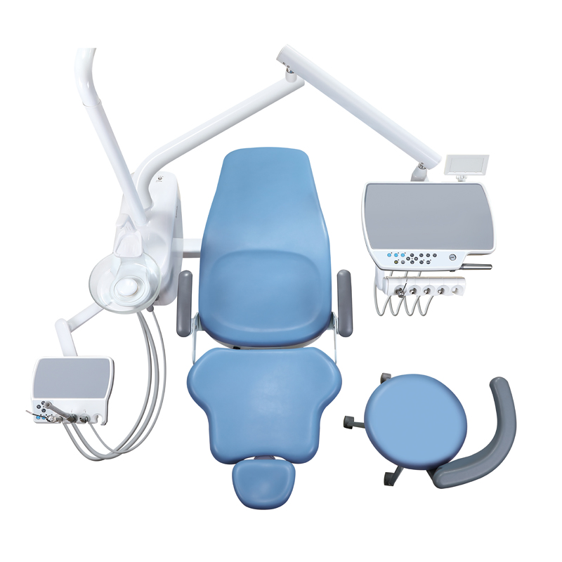 Safety Dental Unit Chair Set Free Light Cure Portable Dental Clinic Chair