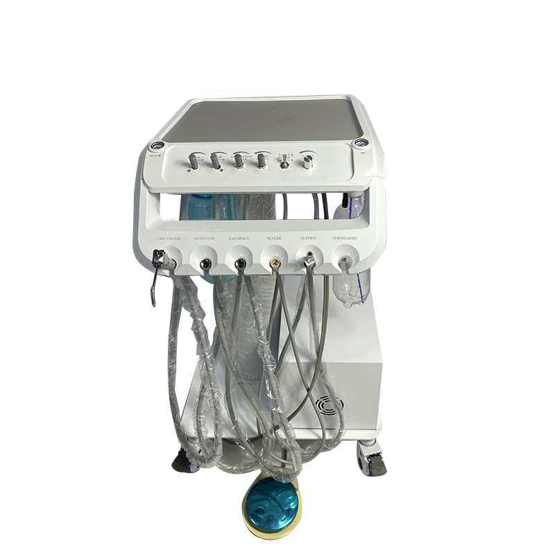 LK-A32Pro Portable Dental Turbine Unit with Air Compressor Free Air Bottle 13L