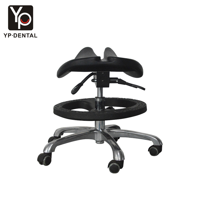 Manufacturer Wholesale Dental Saddle Stool for Dentist Chair Salon Saddle Stool Chair with Wheels