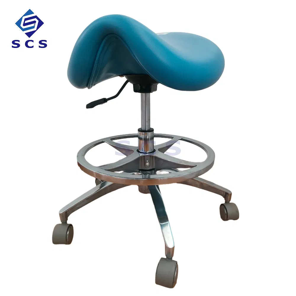 Medical Hospital Assistant Lab Doctor Dental Stool Chair with Roller Blade Wheels