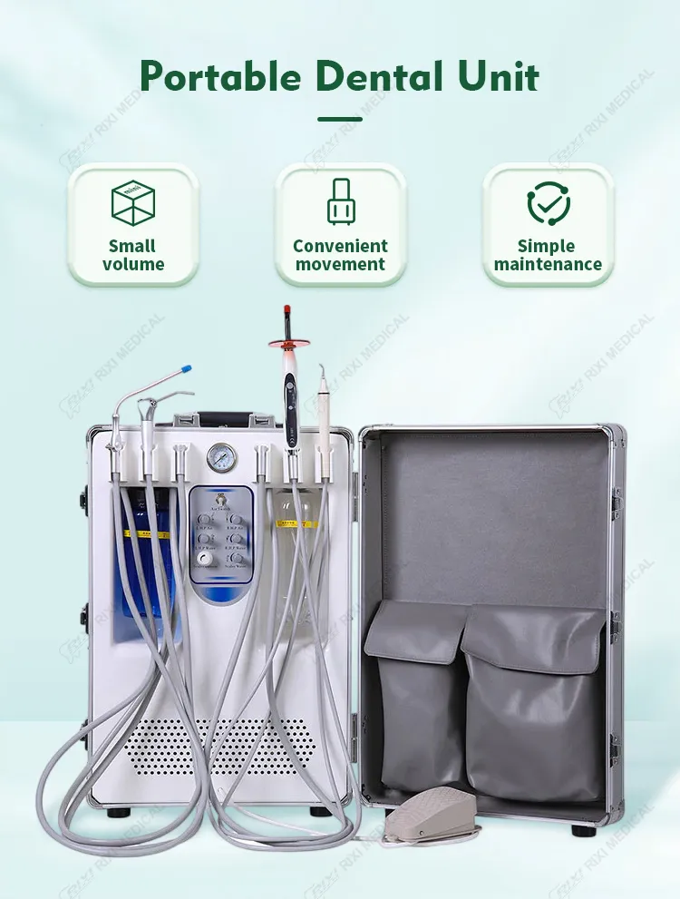 Portable dental unit feature