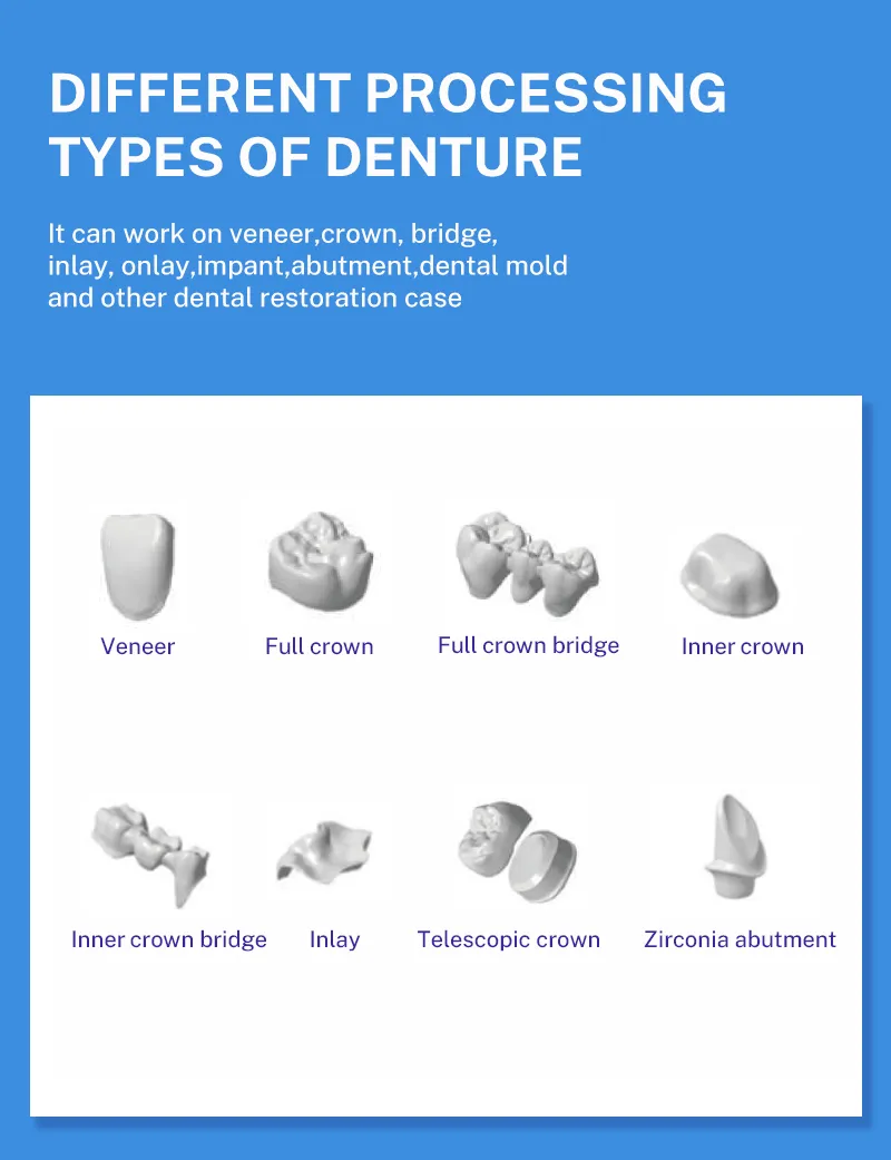 Machinable Denture Types