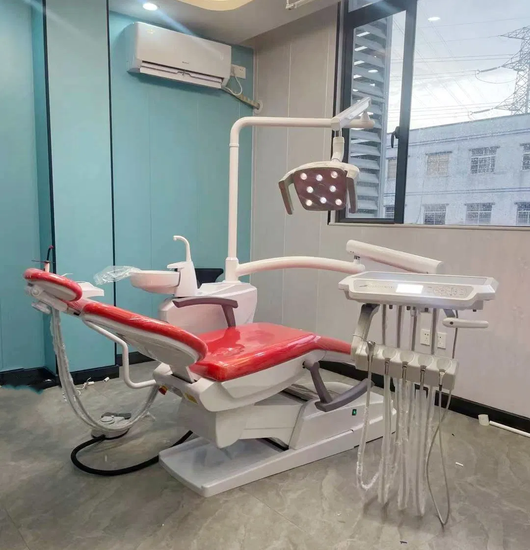 Economic Foshan Dental Equipment Chair Unit Manufacturers China Price with LED Lamp